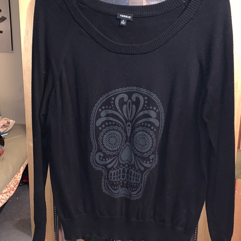 Torrid Skull Sweater